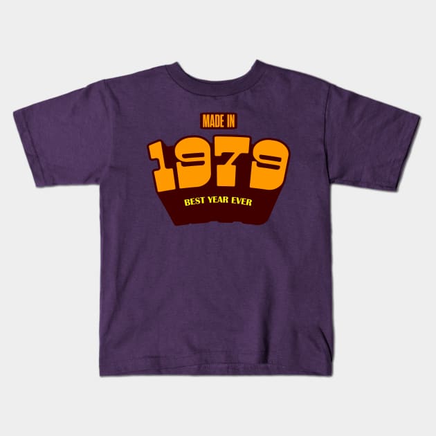 Made In 1979 Kids T-Shirt by prometheus31